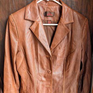 Danier Cognac Brown Blazer